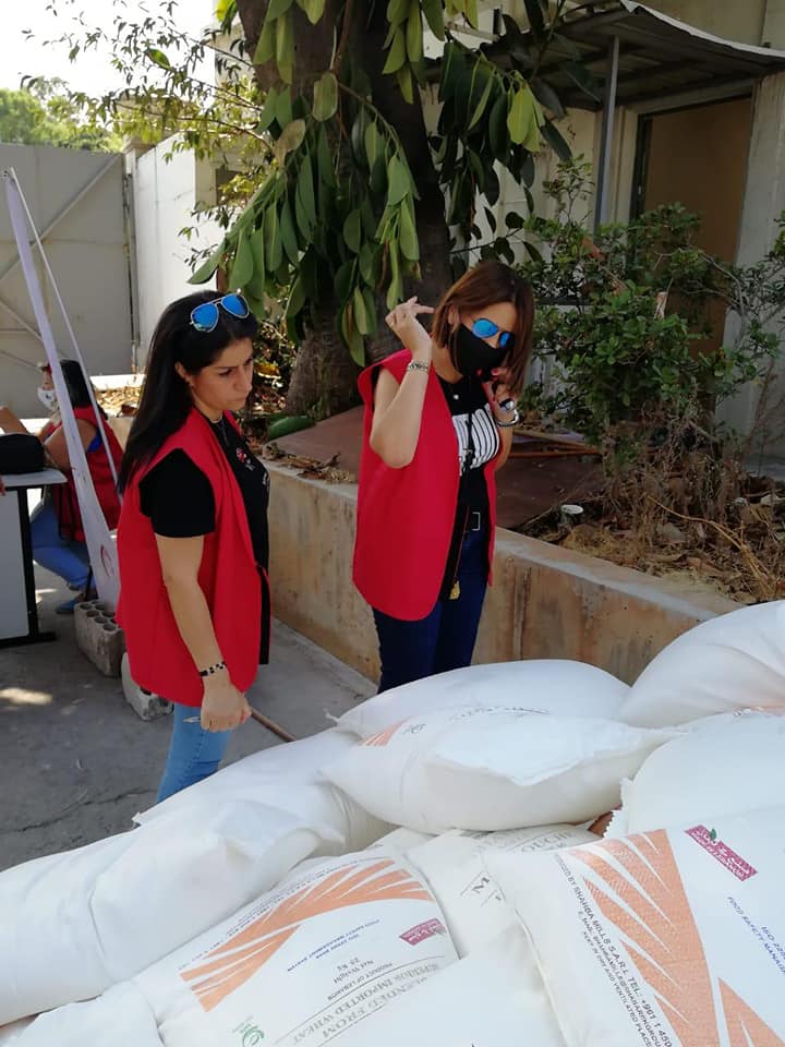 Distribution of Flour Bags in Karantina Area